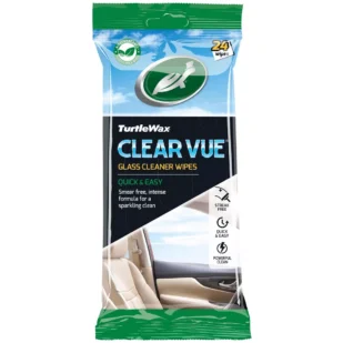Turtle Wax CLEARVUE Glass Cleaner Wipes